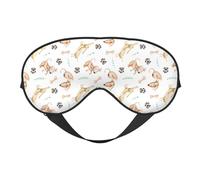 Eye Sleep Maskfor Women Men - Cute Dachshund Dog Puppy Soft Travel Eye Masks for Sleep Mask Blackout, Adjustable Buckle Sleeping Mask for Women Men, Funny Blindfolds for Party Games