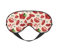 Eye Sleep Maskfor Women Men - Cute Lips Tomato Juice Soft Travel Eye Masks for Sleep Mask Blackout, Adjustable Buckle Sleeping Mask for Women Men, Funny Blindfolds for Party Games