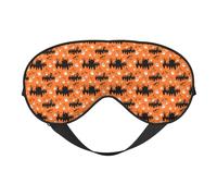Eye Sleep Maskfor Women Men - Halloween White Spooky Soft Travel Eye Masks for Sleep Mask Blackout, Adjustable Buckle Sleeping Mask for Women Mens, Funny Blindfolds for Party Games