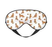 Eye Sleep Maskfor Women Men - Labrador Retriever Dog Head Soft Travel Eye Masks for Sleep Mask Blackout, Adjustable Buckle Sleeping Mask for Women Men, Funny Blindfolds for Party Games