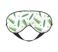 Eye Sleep Maskfor Women Men - Peas Green Soft Travel Eye Masks for Sleep Mask Blackout, Adjustable Buckle Sleeping Mask for Women Men, Funny Blindfolds for Party Games
