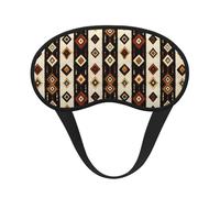 Eye Sleep Masks for Women Men - Elastic Band Blackout Retro Pattern A Print Travel Eye Masks for Sleep Airplane