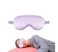 Eye Sleep Shade Cover - Eye Masks with Adjustable Sleep Strap | Soft Satin Blindfold Eyepiece Cover | Black0ut Soft Eye for Men
