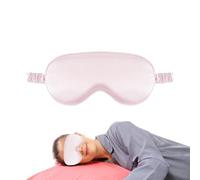 Eye Sleep Shade Cover - Eye Masks with Adjustable Sleep Strap | Soft Satin Blindfold Eyepiece Cover | Black0ut Soft Eye Mask for Men
