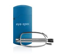 eye-spec Folding Reading Glasses with Slim Blue Case | Lightweight Foldable Spectacles for Men and Women Available in 7 Colours, 9 Lens Strengths (2.0)