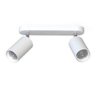 Edit Lighting Edit Eye 2 Light Spotlight Plate In White Finish