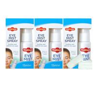 Eye Spray for Dry & Irritated Eyes - Pack of 3 | 20Pc Soft Cotton Pads | Instant Relief for Dry, Tired, Itchy Eyes | Refreshing & Soothing Mist | Long-Lasting Protection & Treatment