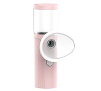 Eye Steamer For Dry Eye, Handheld Nano Mist Spray Wand - Facial Moisturizer Personal Humidifier | Pink Material With Gentle Mist Design, Eyelid Care, Soothing Hydration, Home