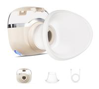 Eye Steamer for Dry Eye with Heated and Warm, Portable Warm Compress for Eyelid and Eye Skin SPA, Relieves Dry Eyes, Stye, and Puffiness, Eye Drops Tool for On-The-Go Eye Care (Beige)