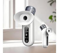 Eye Steamer for Dry Eyes UK, Eye Steamer for Blepharitis, Heated Nano Atomized Eyes Mist Sprayer with Cold & Hot Compress Modes, 3-Level Heat Adjustment, Eye Skin Facial Care Device Anytime Anywhere