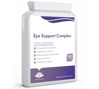 Eye Support Complex with Lutein, Bilberry, Zeaxanthin, Marigold & Zinc - 90 Capsules | Supports Eye Health | Eye Health Supplements UK | Suitable for Vegans | Made in the UK by Hellenia