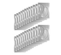 Eye Surface Shape, Transparent DIY Eye Shape, Reusable Eye Thread Shell Shapes, Homemade Eye Patch, Transparent, 12 Pieces / 24 Pieces Optional and Durable for a Long Time