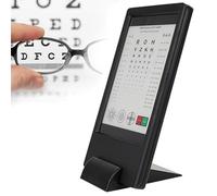 Eye Test Chart Light Box with 2-sided Visual Label Display, 5 Types of Detection Labels for Optical and Hospital Use