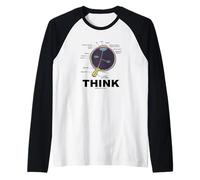 (Eye) Think Anatomical Eyeball Medical Humor Raglan Baseball Tee