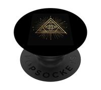 Eye Triangle Vision Wisdom Symbol Truth PopSockets Adhesive PopGrip