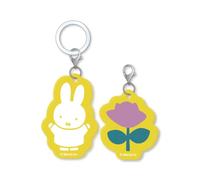 Eye-Up Miffy & Rose Acrylic Marker Charm Set (Yellow)