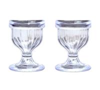 Eye Wash Cup Set of 2 with Storage Case - Reusable Eye Rinse Cups for Cleaning, Refreshing & Healthy Eyes