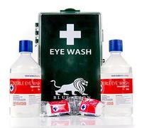 Eye Wash Emergency Treatment Kit & Wall Bracket