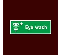 Eye Wash Sticker/Self Adhesive Sign - First Aid, Box, Eye Station, Aider, Spill, located - (FAID11)