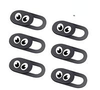 Eye Webcam Cover Slide - Web Camera Cover Fits for Laptop, Desktop, Pc, Macboook Pro, iMac, Mac Mini, Computer, iPhone Smartphone, Protect Your Privacy Security, Strong Adhensive 6 Pack (6 Pack)
