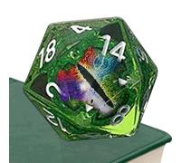 Eyeball Dice Set - Resin Cheese Dice, Novelty Game | Unique Polyhedral RPG Collection for Dungeons Dragons Fantasy Board Games Card Tric Game Game