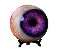 Eyeball Statue - Realistic Horror Eye Figure, 2.55inch Gothic Style Paperweights for Desk Table Bookshelf Bedside Dorm Apartment Bar Party Haunted House Halloween Decor