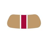 EyeBlack Team Color Gridiron Under Eye Black | High School, College, University, Pee Wee, Little League | Baseball, Softball, Football, Soccer | Metalic Gold/Red/White 12 Pairs