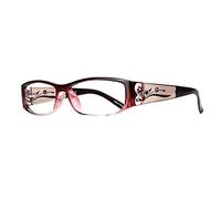 EYEBOGO Kaylee Fashion Reading Glasses for Women, Readers for Women, Ladies Classy Comfortable Cheaters (Burgundy, 4.00)