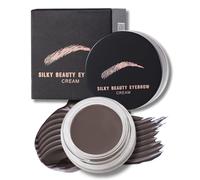 Eyebrow Brow Pomade Waterproof Eyebrow Gel Long Lasting Brow Pomade EyebrowWax Tinted Professional Makeup EyebrowSoap Transfer-Proof Sweat Resistant Lightweight Quick Drying (1#Black)