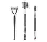 Eyebrow Brush & Eyelash Separator And Brow Comb Lash Spoolie Brush 3Pcs Eye Makeup Tools For Removes Clump Mascara