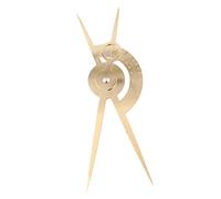 Ｚｉａｌｏｆｉ Eyebrow Caliper, Microblading, Permanent Make-up Ratio Measuring Tool, Gold