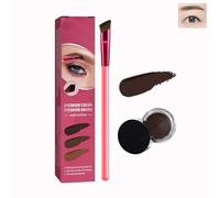 Eyebrow Care Kit 4d Laminated,Home Eyebrow Care Kit,Anjoize Eyebrow Brush,Multifunction Ultra-thin Angled Eyebrow Brush,4D Hair Stroke Brow Stamp Brush With Waterproof Eyebrow Gel(03)