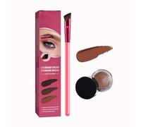 Eyebrow Care Kit 4d Laminated,Home Eyebrow Care Kit,Anjoize Eyebrow Brush,Multifunction Ultra-thin Angled Eyebrow Brush,4D Hair Stroke Brow Stamp Brush With Waterproof Eyebrow Gel(01)