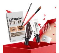 Eyebrow Color Kit - Sweat-Proof Waterproof with Brush | Makeup Brow Fixing Gel,for Ladies Girls Girlfriend Mother Wife Dating Home Dorm Bathroom Travel Apartment
