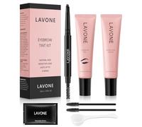 Eyebrow Color Kit with Brow Color & Eyebrow Pencil, 2-in-1 Natural Effects Eyebrow Makeup Set, Easy & Safe to Use 10ml - Blonde
