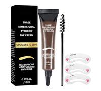 Eyebrow Colour Kit - 15ml Waterproof Volume Makeup Makeup Brow Gel for Dyeing - for Mothers, Daughters, Girlfriends, Adults, Wives - for Summer, Travel, Work, Sports