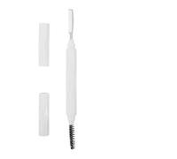 Eyebrow Comb with Eyelash Brush, Small Fine-tooth Stainless Steel Lash Separator Tool Spiral Wand for Brow Eye Grooming Women