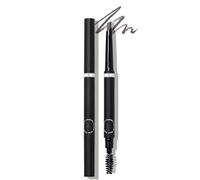 Eyebrow Definer with Diamond-Shaped Tip, Retractable Design, Waterproof, Long-Lasting, Natural Brow Definition (Deep Grey)