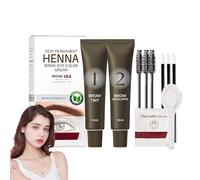 Eyebrow Dye Kit | Sweat Proof Waterproof,Eyebrow Color | Sweat Proof Dye Kit for Beginner Home Salon Beauty Makeup Travel Commuting Dating Vacation Long-Lasting Semi-Permanent