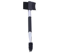 Eyebrow Eyelash Brush Shaper Double Head Eyelash Comb Eyebrow Eyelash Makeup Tool Professional 3 In 1 Brush For Perfect Eyebrows And Lashes Travel Friendly Black (Double ended mascara brush)