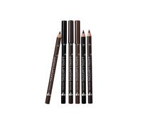 Eyebrow Eyeliner Pencil Set 6 Pcs, Easy to Color Waterproof Eye Brow Pencil, Rrofessional Long-lasting Eyebrow & Eyeliner Pencils, Proof Brow Pen Includes 3 Color Black, Brown, and Dark Brown Shades