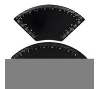 Eyebrow Gauge, 2 Pieces Precise Gauge for Mapping | Stencil for Eyebrow Design and Measurement | For Home Use Travel Makeup and Appointments