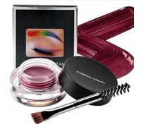 Eyebrow Gel Eyebrow Cream - WINE RED - Versatile Brow Dye Brow Pomade with Brush Waterproof Tinted Natural-Looking Sweat Resistant, For Holiday Parties Christmas 1pcs