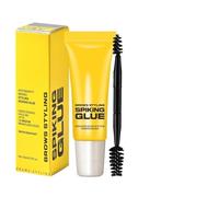 Eyebrow Gel,Sweat-proof Long-Lasting Double-Ended Brush - Clear Eye Brow Gel,for Evening Party Festival Wedding Home School Work Offices Date Club Beach Pool