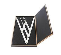 Eyebrow Golden Ratio Caliper Stencil Ruler with Flexible Arms Microblading Permanent Makeup Reusable DIY Tattoo Ruler Measurement Symmetrical Tool Foldable with Stainless Steel Fibonacci Gauge Tools