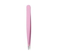 Eyebrow Grooming Beauty Tool ， Trimmer ，1Pc Professional Eyebrow Tweezer Eyebrow Stainless Steel Eye Brow Clips Cosmetic Beauty Makeup Tool Red(Pink)