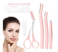 Eyebrow Grooming Kit, Eyebrow Trimmer Set, Eyebrow Trimmer, Scissor Comb, Eyebrow Set for Men and Women, Eyebrow Trimmer for Women, Removal of Ingrown Facial Hair, Shoe