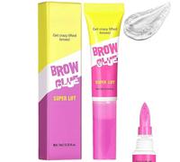 Eyebrow Lamination Gel, Clear Brow Gel for Lift & Shaping, Waterproof & Smudge-Proof, Long-Lasting Eyebrow Glue with Built-In Applicator for Natural Full-Looking Brows
