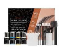Eyebrow Lamination Kit，Instant Lift For Natural Trendy Shaping Fuller Eyebrows，At Home DIY Long Lasting Brow lamination Kit，Brow Brush And Micro Brushes Added