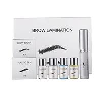 Eyebrow Lamination Kit, Professional 3D Brow Perming Set for 45-60 Days, Long Lasting Natural Trendy Home Beauty Kit